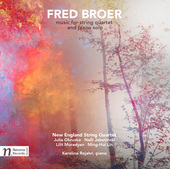 Album artwork for Broer: Music for String Quartet & Piano Solo