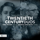 Album artwork for Twentieth Century Duos: Korngold & Copland