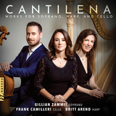 Album artwork for Cantilena: Works for Soprano, Harp, and Cello