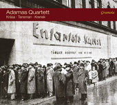 Album artwork for Krása, Tansman & Krenek: Works for String Quartet