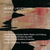 Album artwork for Helmut Lachenmann: Schreiben | Double (Grido II) 