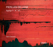 Album artwork for Pierluigi Billone: Sgorgo Y, N & Oo