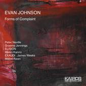 Album artwork for Evan Johnson: Forms of Complaint